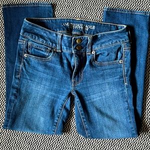 American Eagle Super Stretch Artist Crop jeans 2 Regular